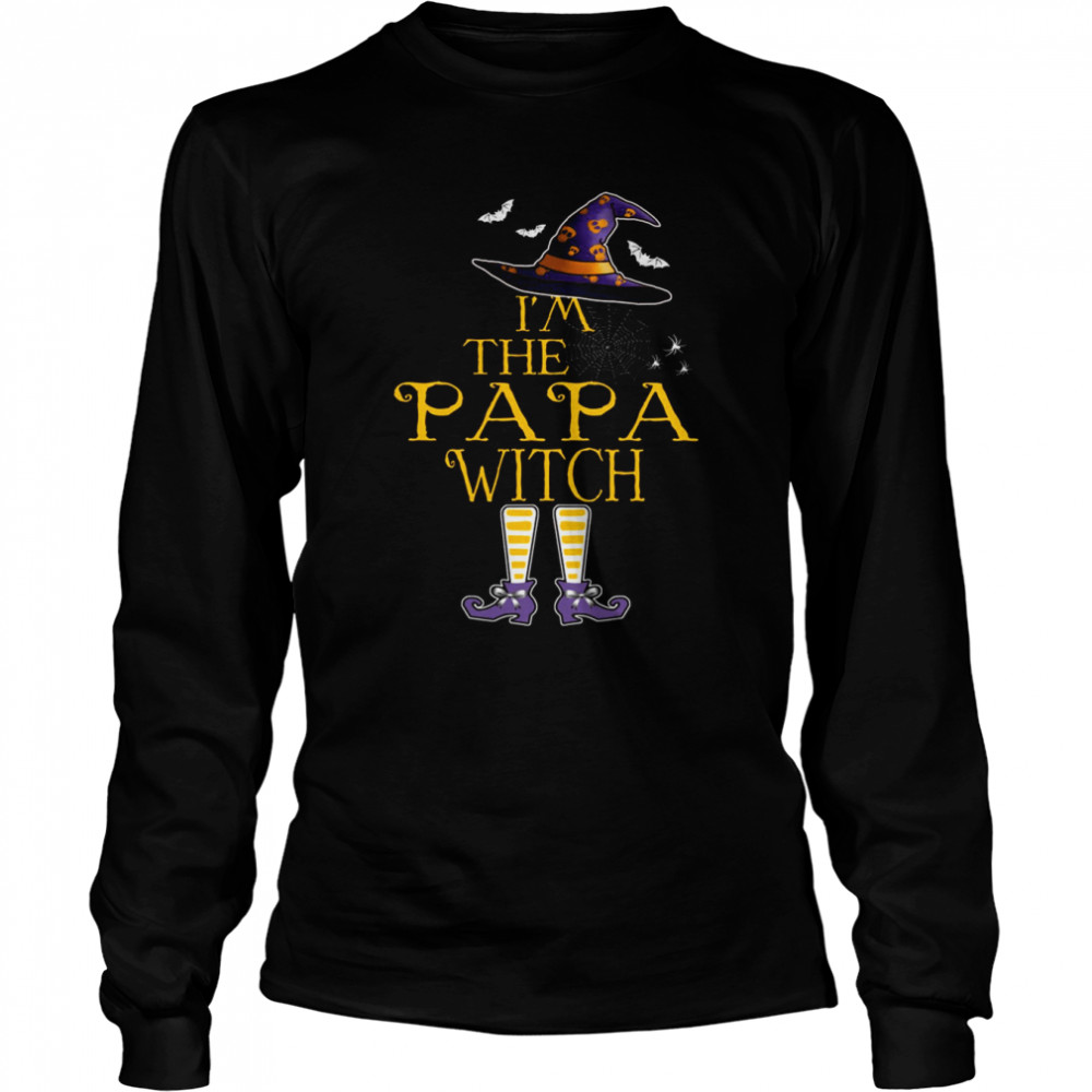 halloween im the papa witch s long sleeved t shirt