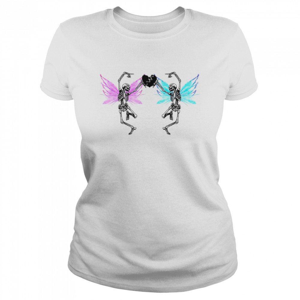 Heart Skeleton Fairy Grunge Fairycore Aesthetic Gothic Cottagecore shirt Classic Women's T-shirt