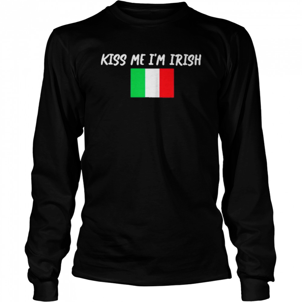 kiss me im irish t long sleeved t shirt