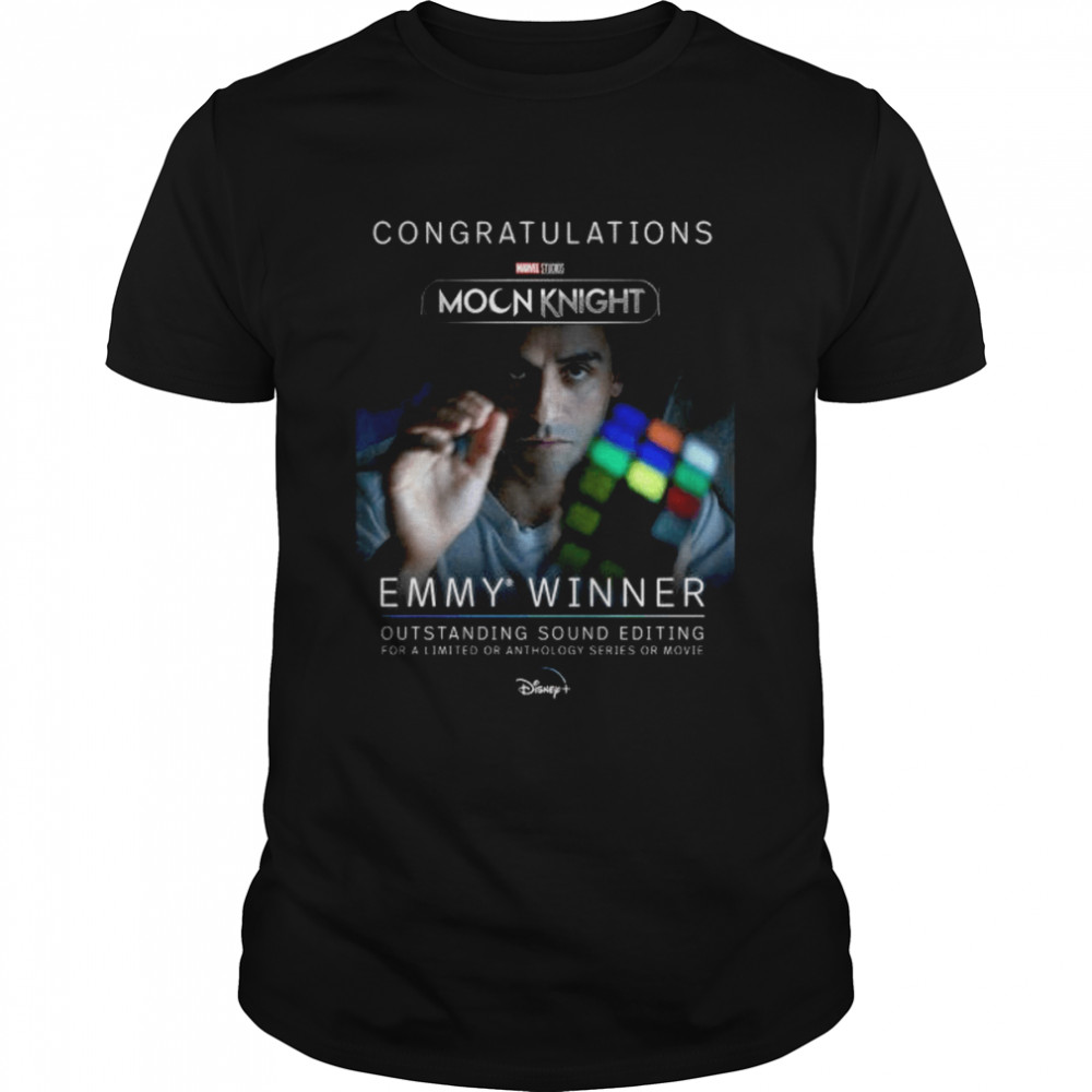 marvel studios moon knight emmy winner outstanding sound editing essential shirt