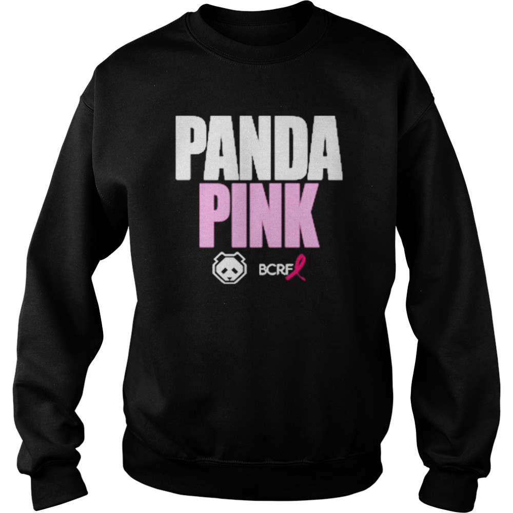 panda pink bcrf black t unisex sweatshirt