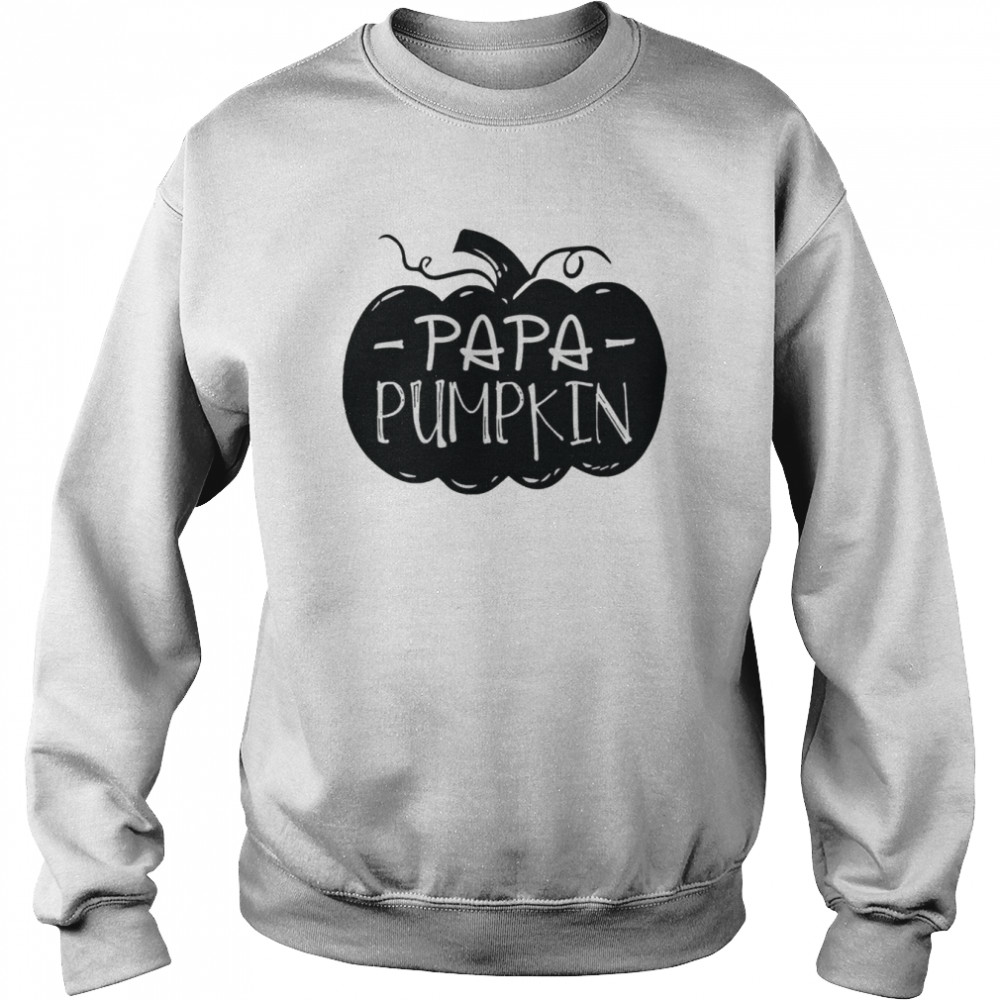 papa pumpkin halloween single dad s unisex sweatshirt