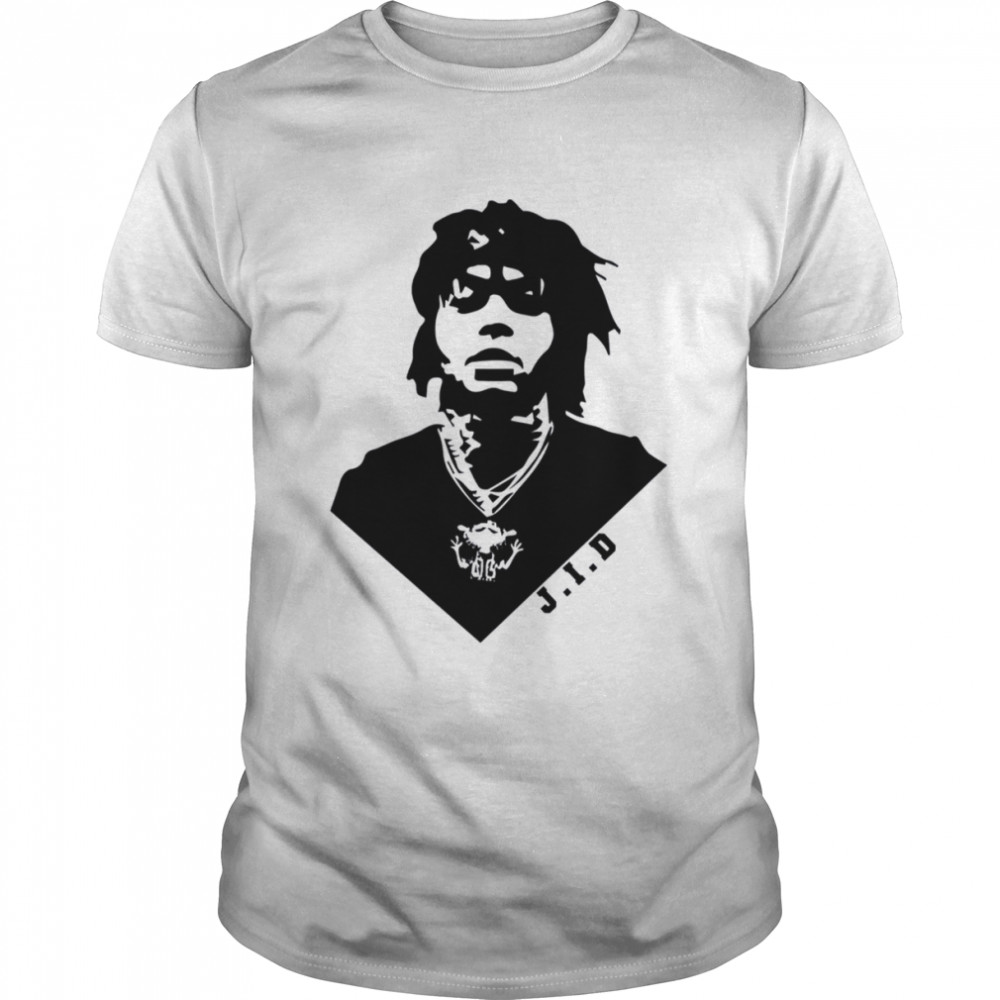 Portrait Rapper Jid Black Art shirt