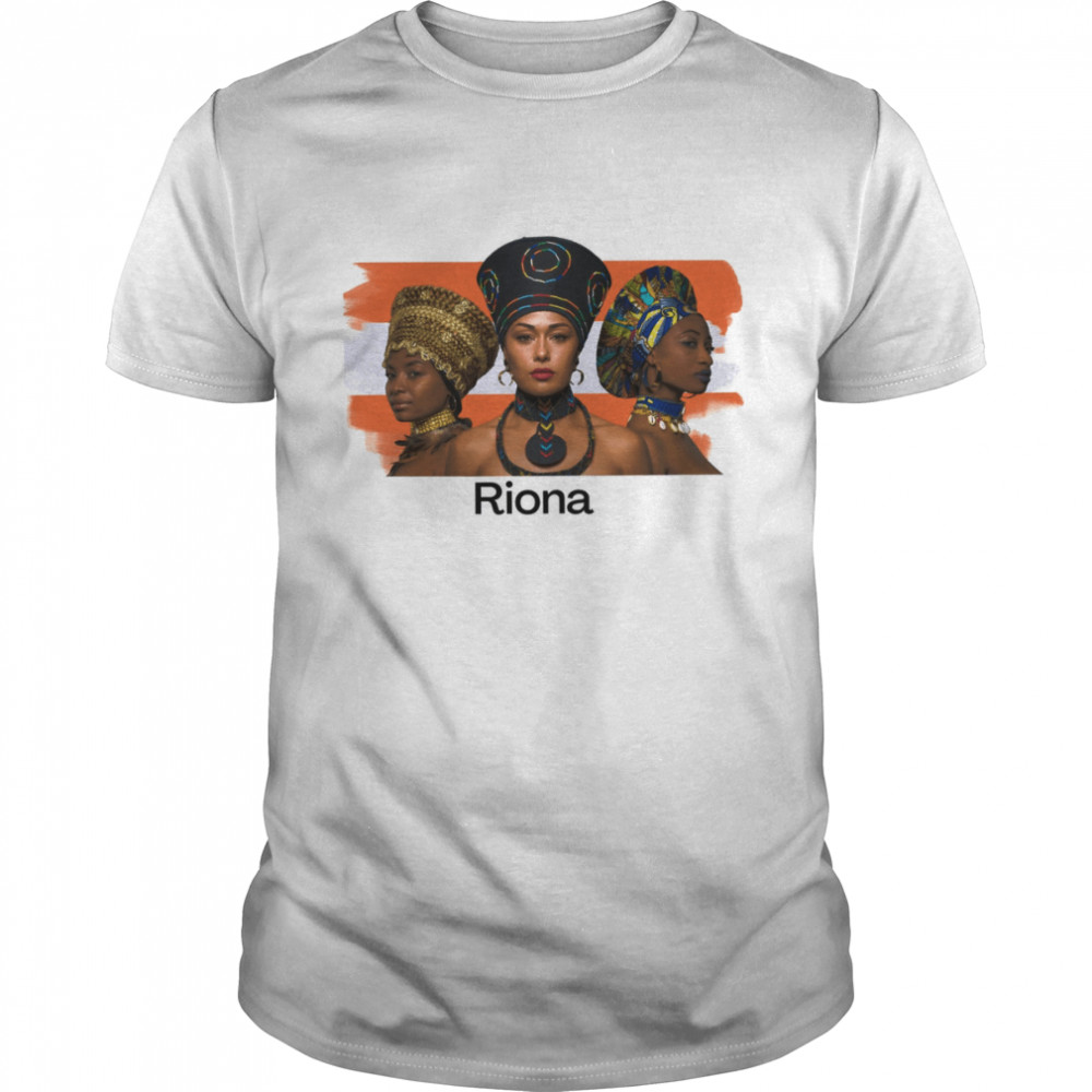 Riona Art Fiona Black Women shirt Classic Men's T-shirt