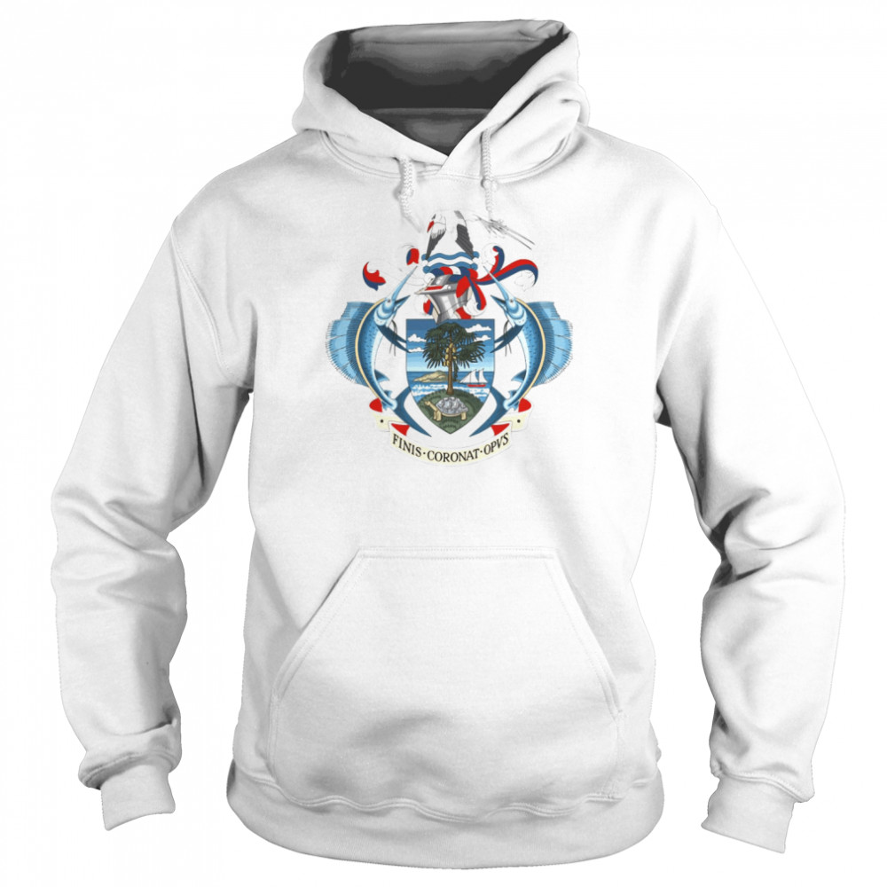 seychelles coat of arms shirt unisex hoodie