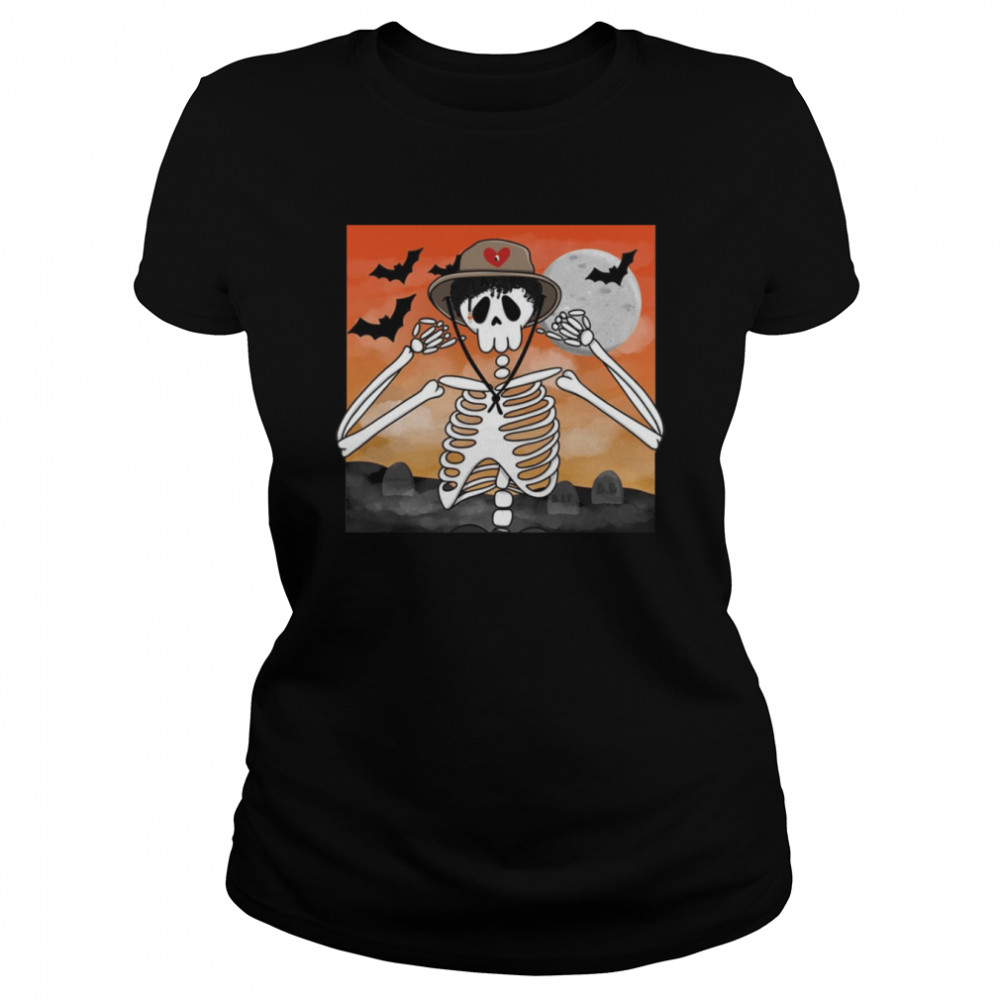Skeleton Un Halloween Sin Ti shirt Classic Women's T-shirt