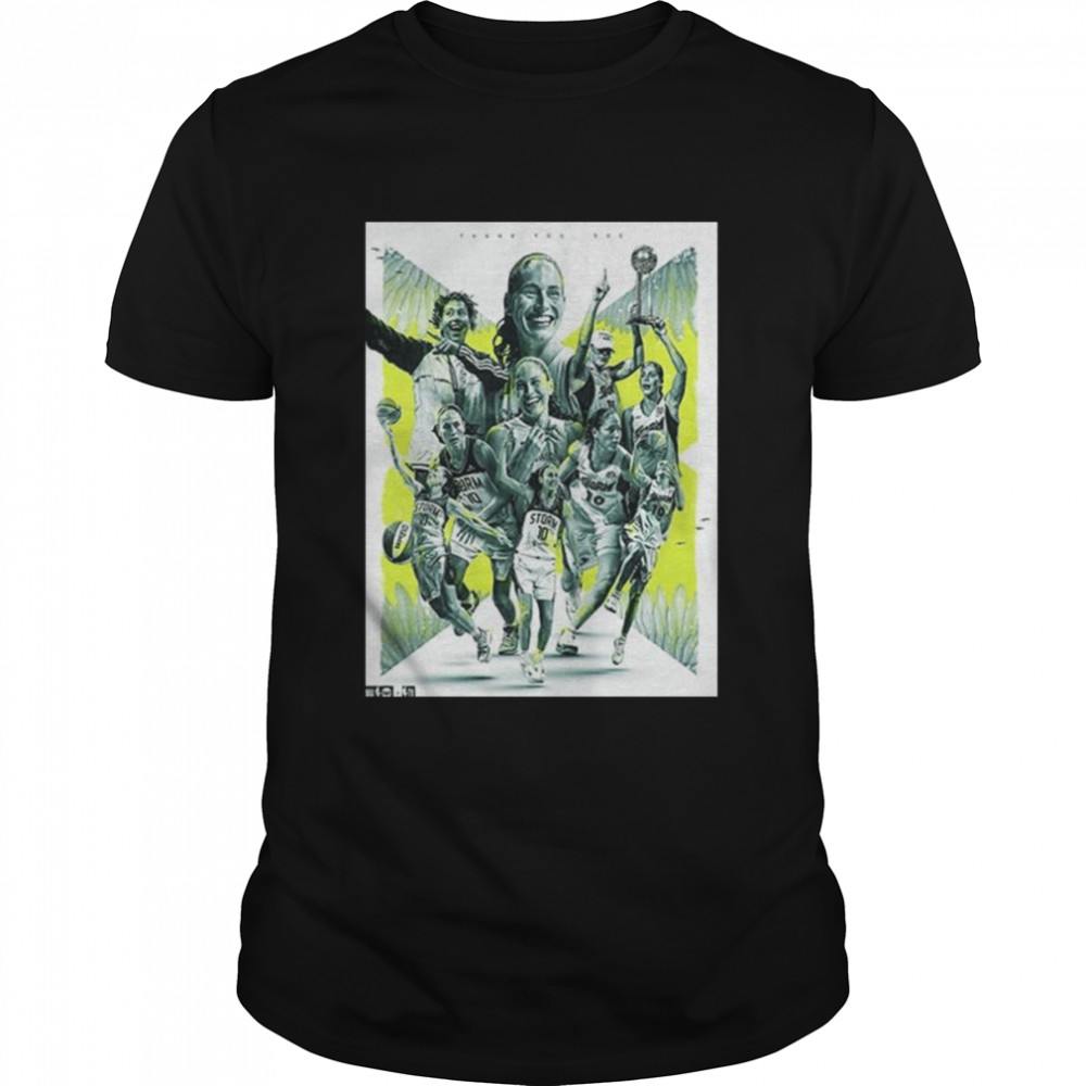 Sue bird a legendary career thank you sue shirt