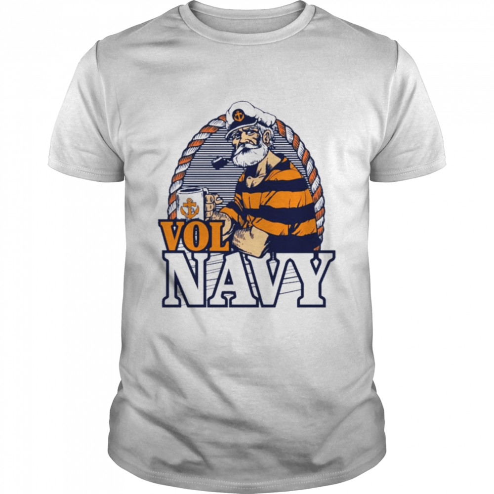 Tennessee Volunteers Vol Navy For Life  Classic Men's T-shirt