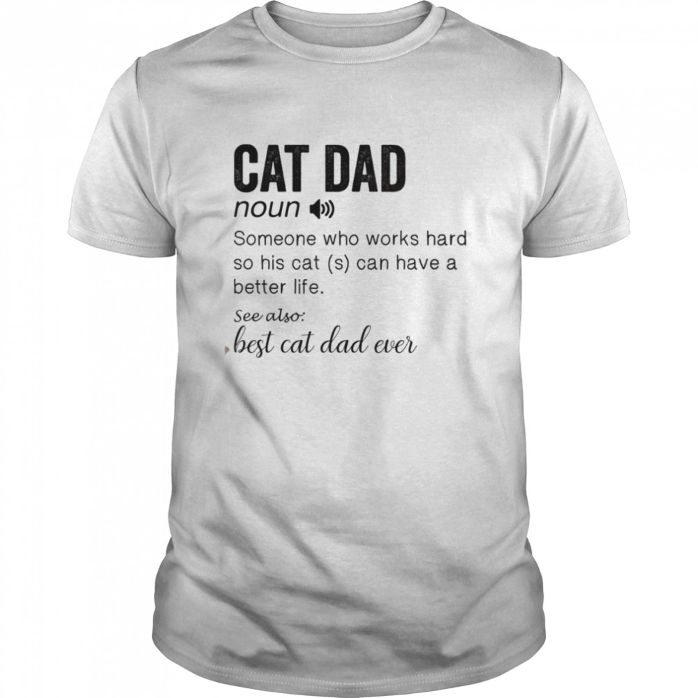 The Best Cat Dad Personalized Cat Dad  Classic Men's T-shirt