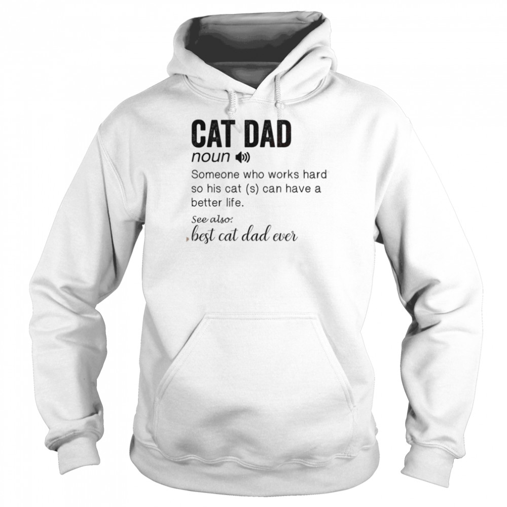 the best cat dad personalized cat dad unisex hoodie