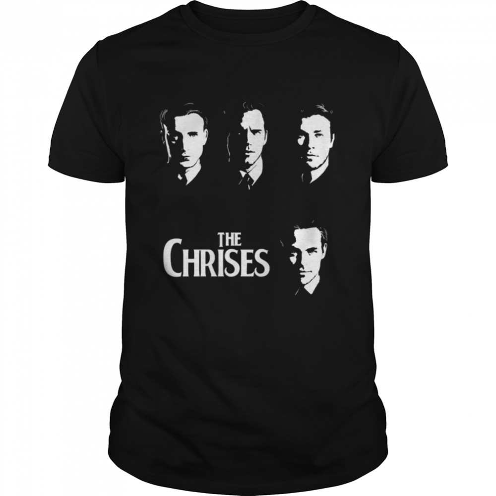 The Chrises Chris Pine X The Beatles shirt