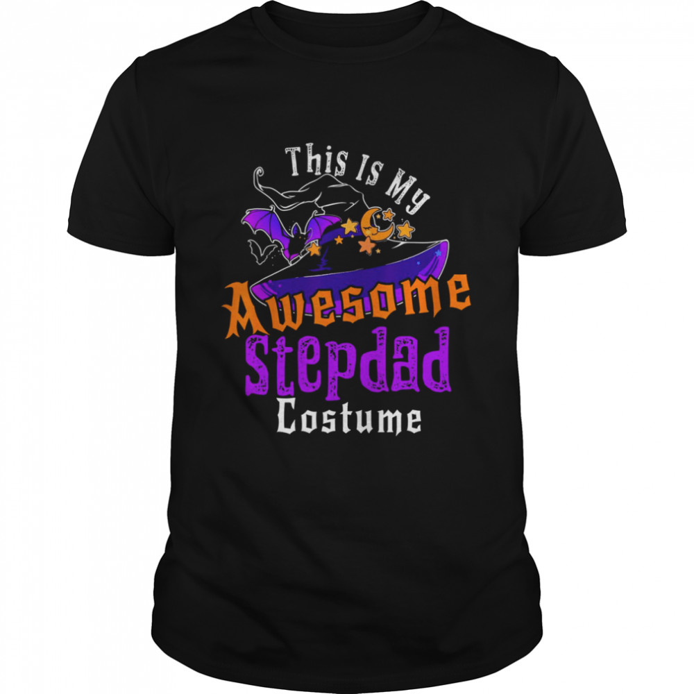 This Is My Awesome Stepdad Costume Witch Halloween Stepdad s Classic Men's T-shirt