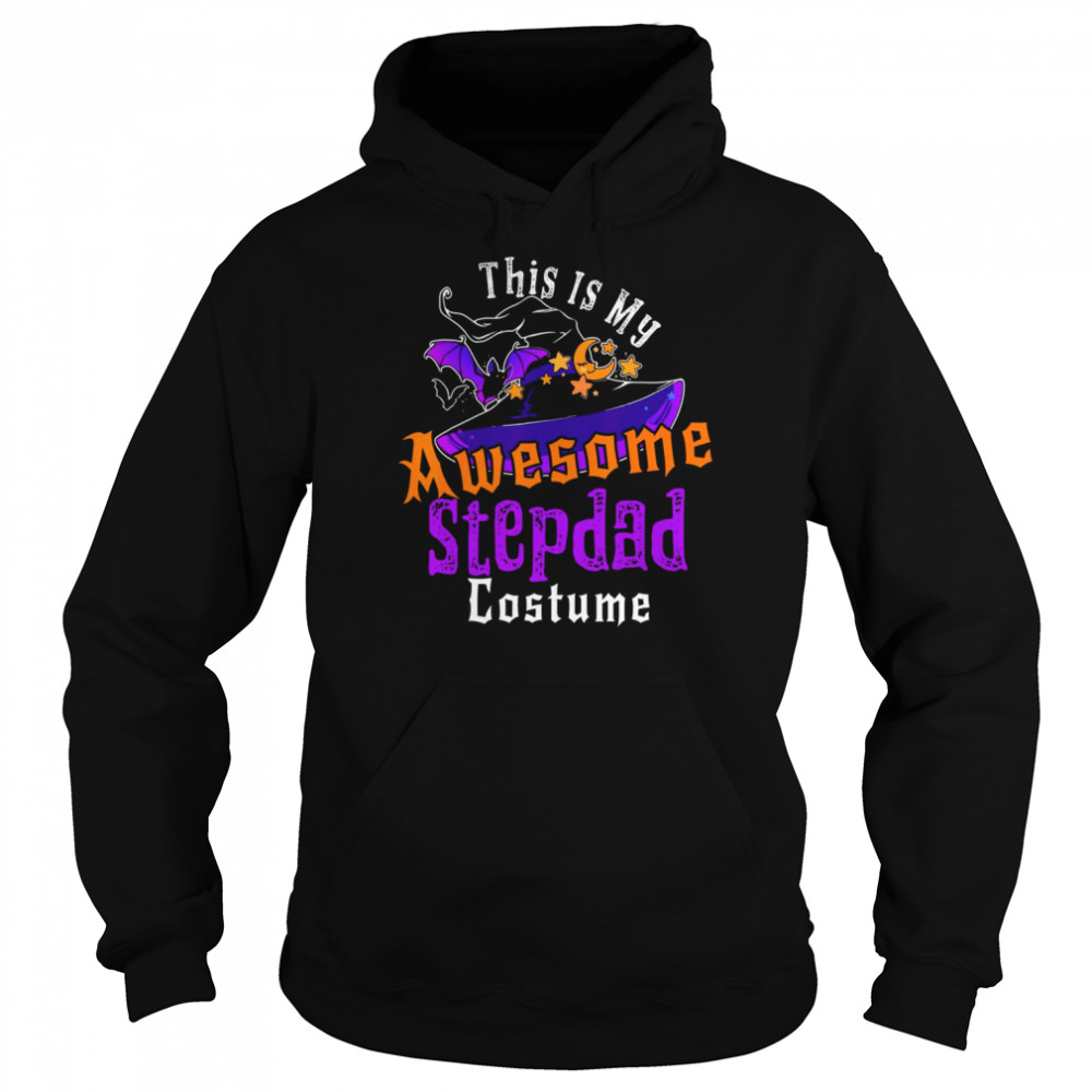 This Is My Awesome Stepdad Costume Witch Halloween Stepdad s Unisex Hoodie