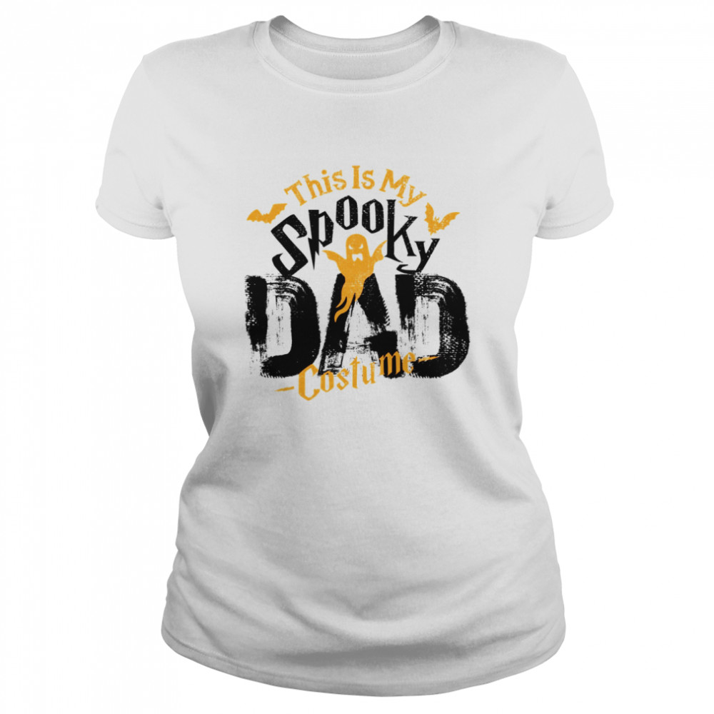 this is my spooky halloween single dad s classic womens t shirt