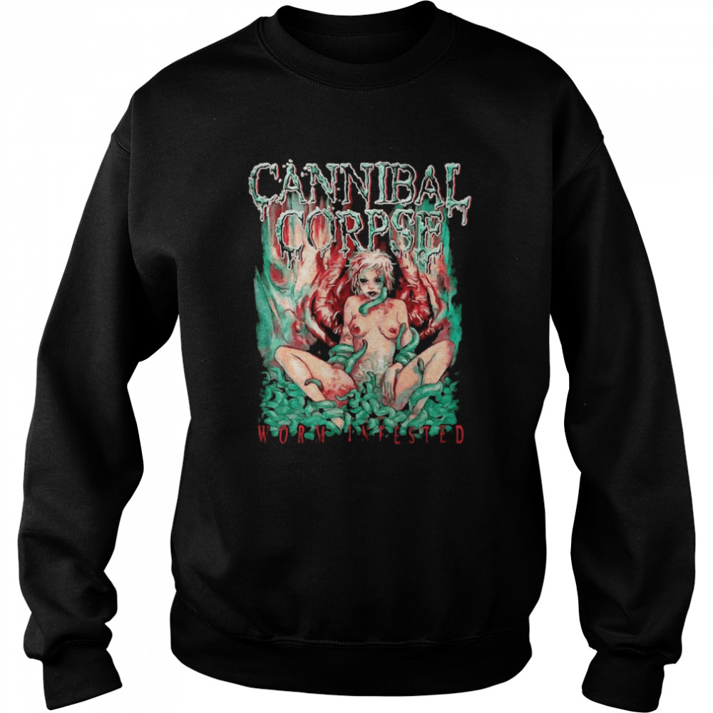 Worm Infested Cannibal Corpse Band Vintage shirt Unisex Sweatshirt