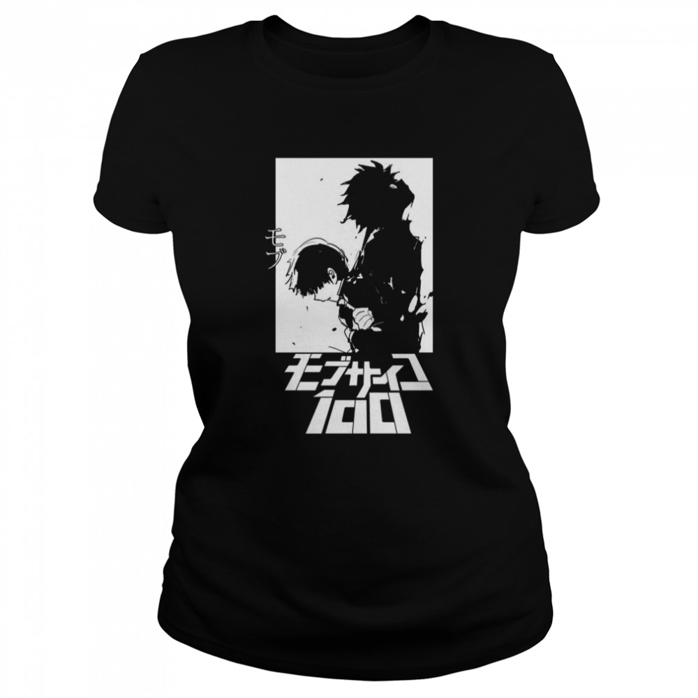 100 Mob Psycho Reigen Black Anime T  Classic Women's T-shirt