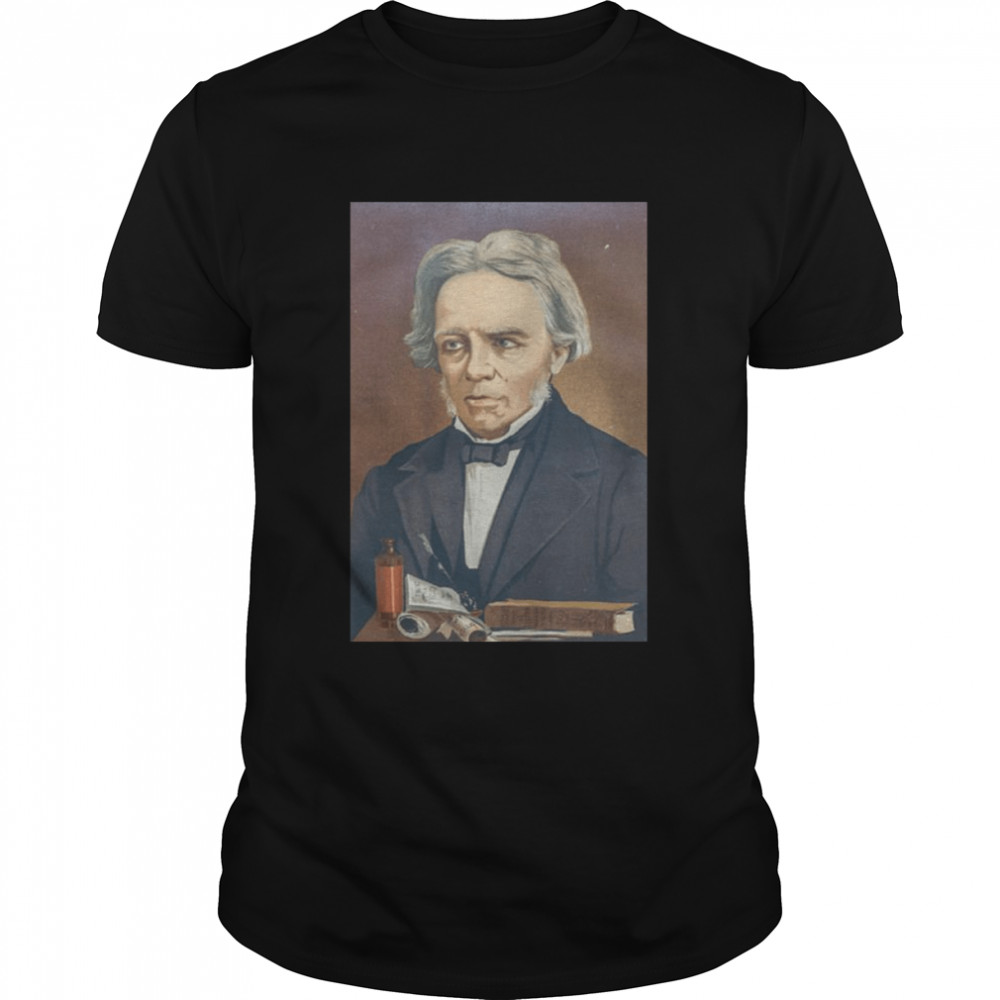 22 September 1791 25 August 1867 Was An English Scientist Who Con Michael Faraday shirt Classic Men's T-shirt