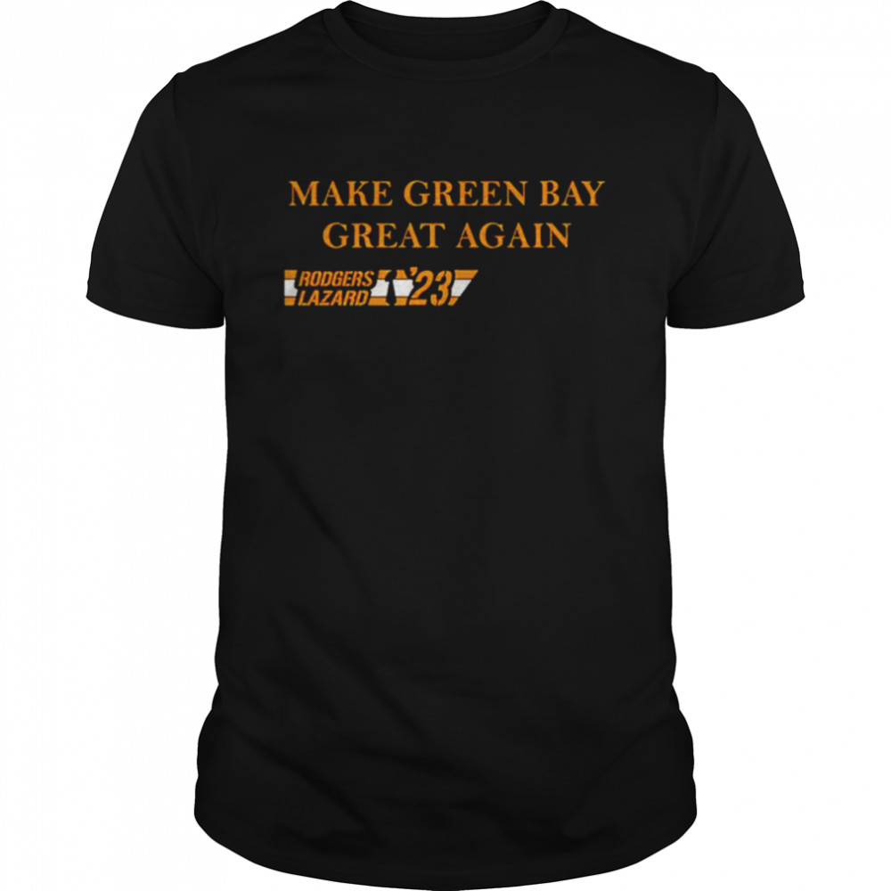 Aaron Rodgers Lazard ’23 Make Green Bay Great Again shirt Classic Men's T-shirt