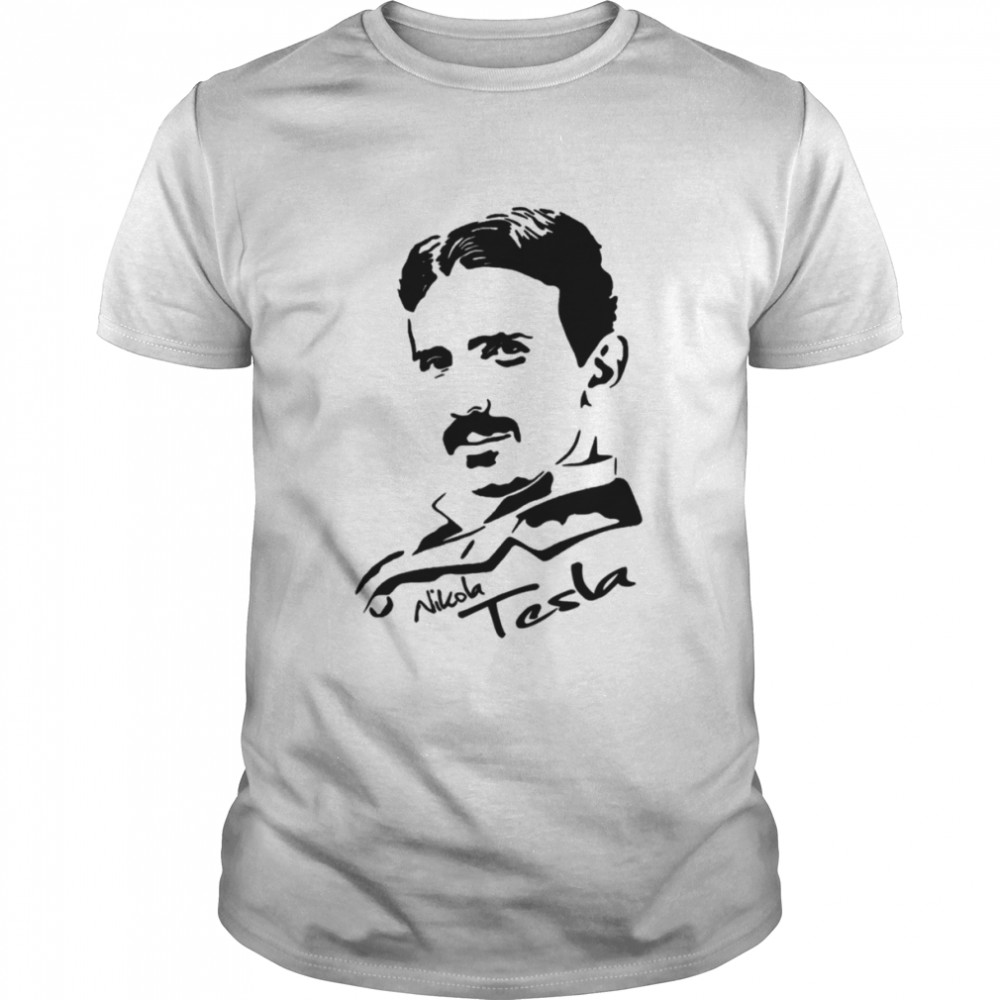 Aesthetic Design Of Nikola Tesla shirt Classic Men's T-shirt