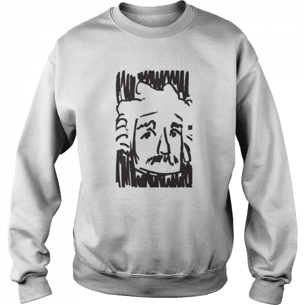 Aesthetic Portrait Einstein Albert Einstein shirt Unisex Sweatshirt