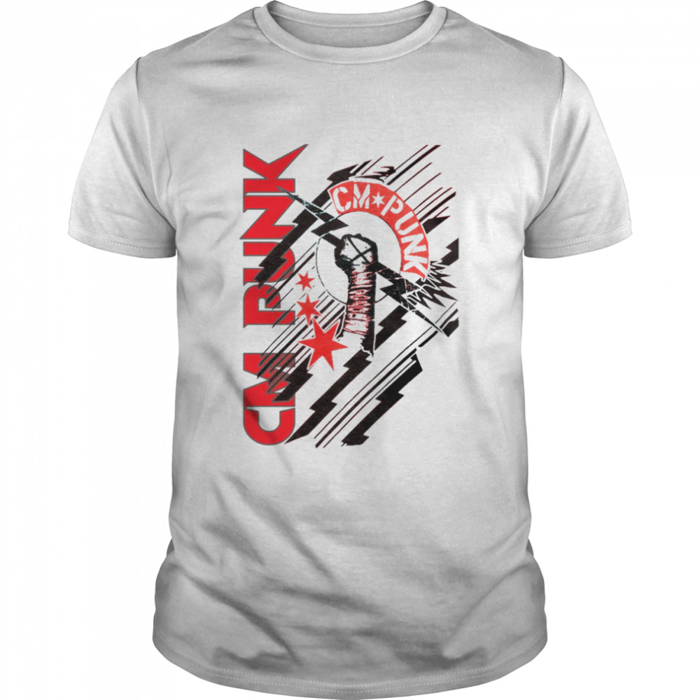 AEW Cm Punk Best In The World American Wrestler Logo AEW Shirt