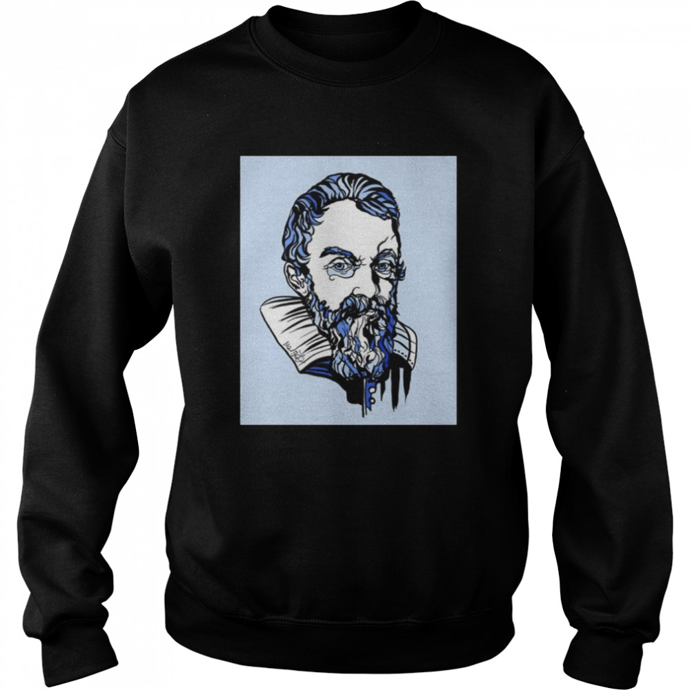 astronomer and physicist graphic galileo galilei shirt unisex sweatshirt