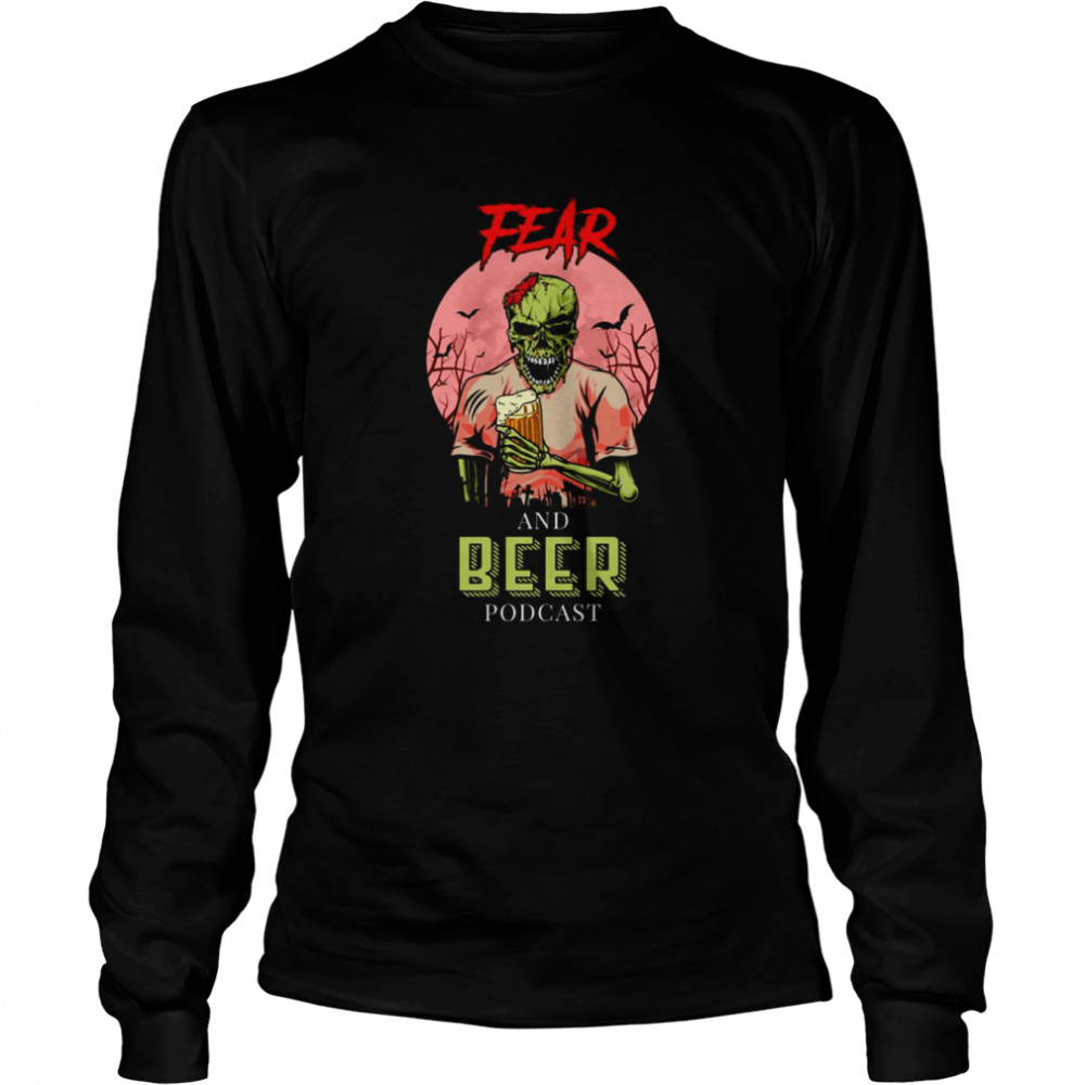Dying For Fear And Beer Halloween Horror Nights s Long Sleeved T-shirt