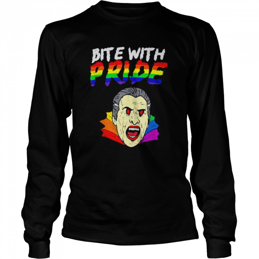 Gay Dracula Funny  Dracula LGBTQ shirt Long Sleeved T-shirt