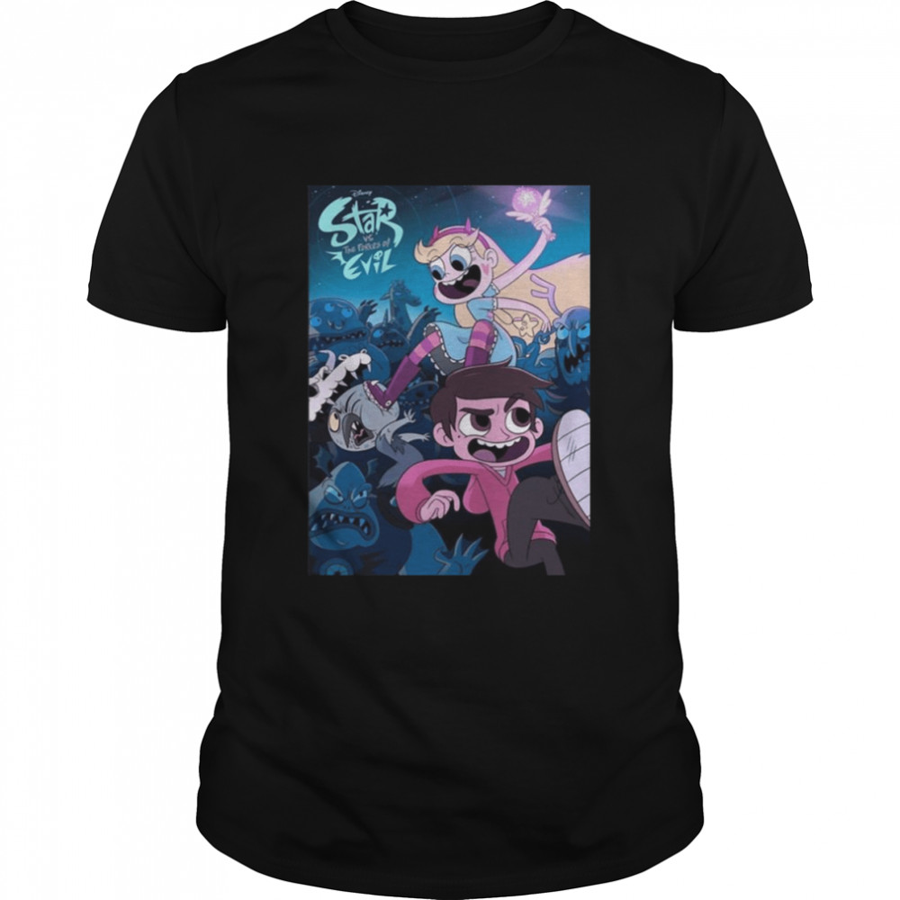 Graphic The Night Star Vs The Forces Of Evil shirt Classic Men's T-shirt