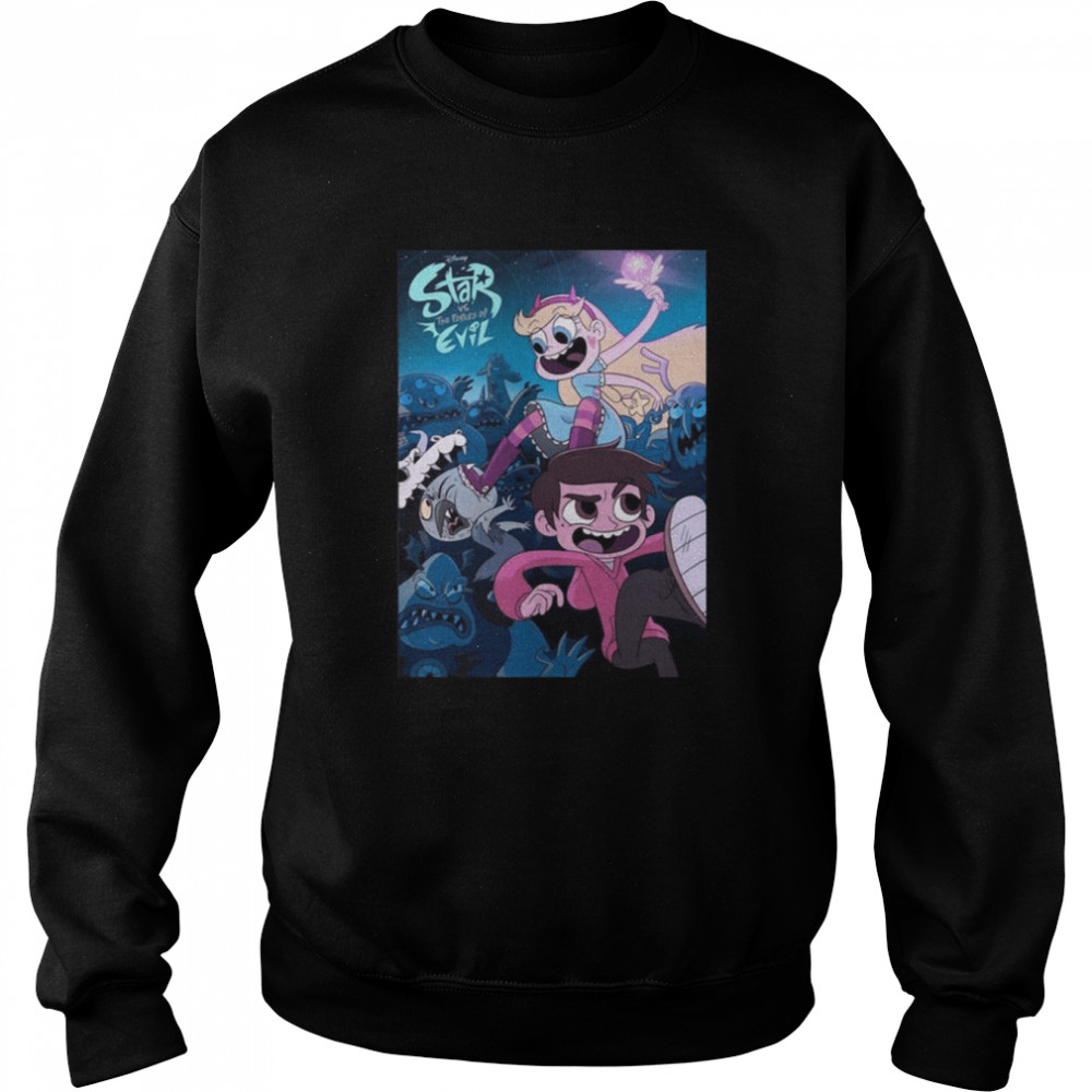 graphic the night star vs the forces of evil shirt unisex sweatshirt