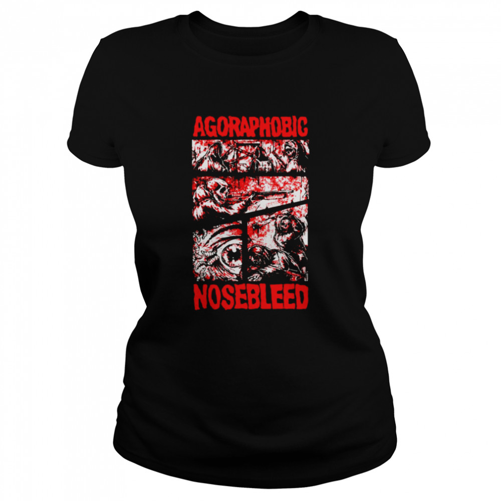 Horror Design Agoraphobic Nosebleed shirt Classic Women's T-shirt