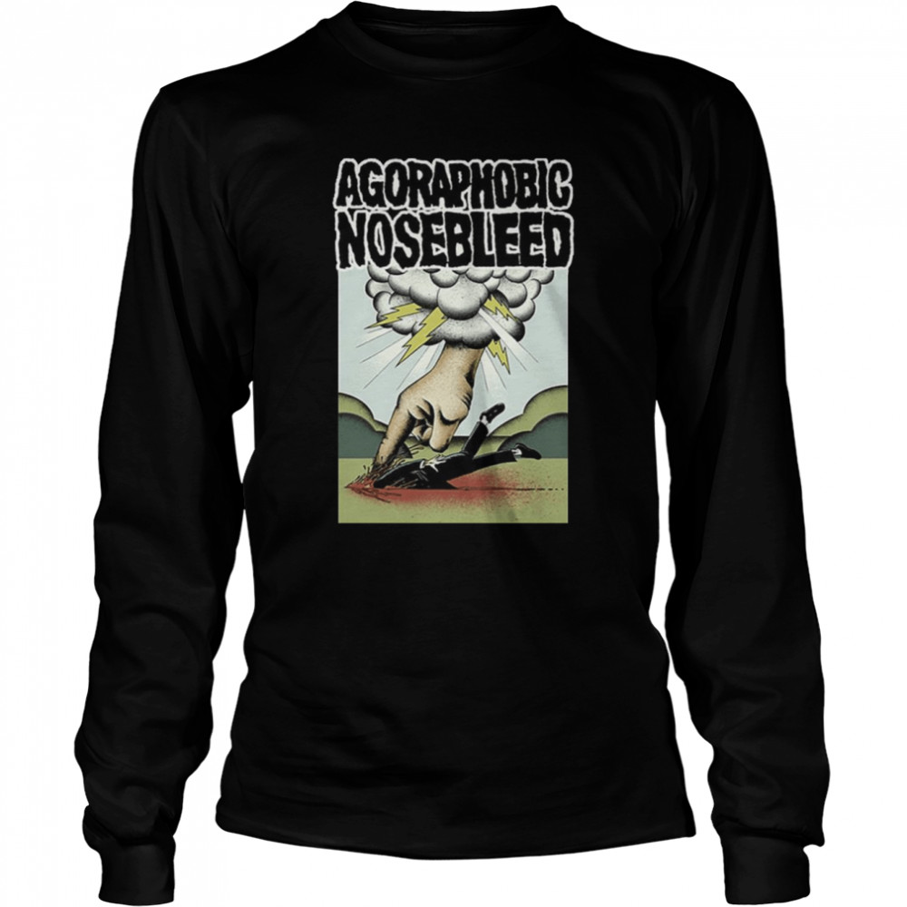 Iconic Design Rock Band Agoraphobic Nosebleed shirt Long Sleeved T-shirt