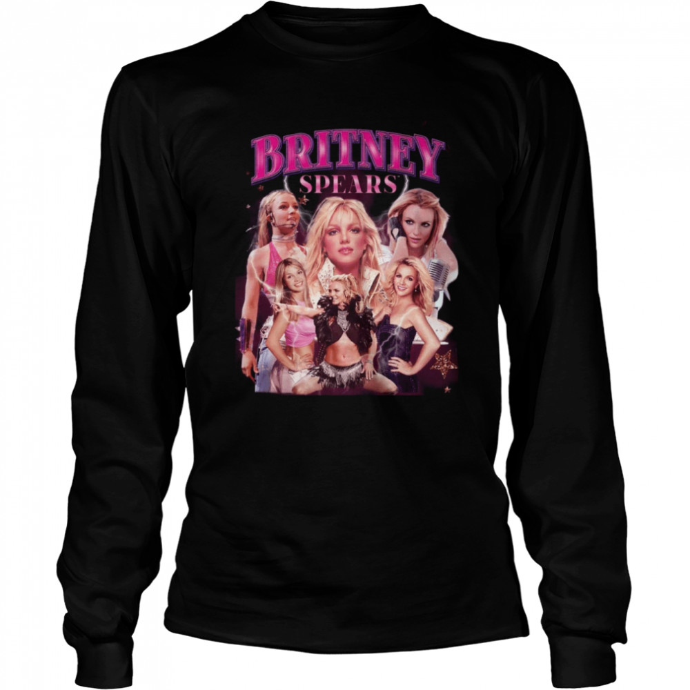 pop music britney spears now watch me vintage bootleg shirt long sleeved t shirt