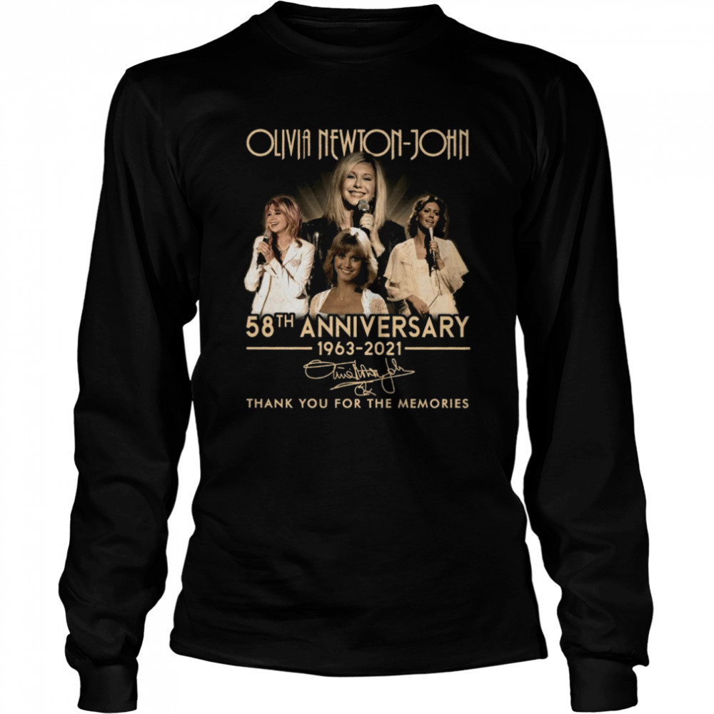 rest in peace olivia thank you for the memories 1948 2022 shirt long sleeved t shirt