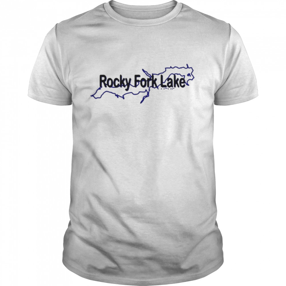 Rocky fork lake outline Ohio shirt