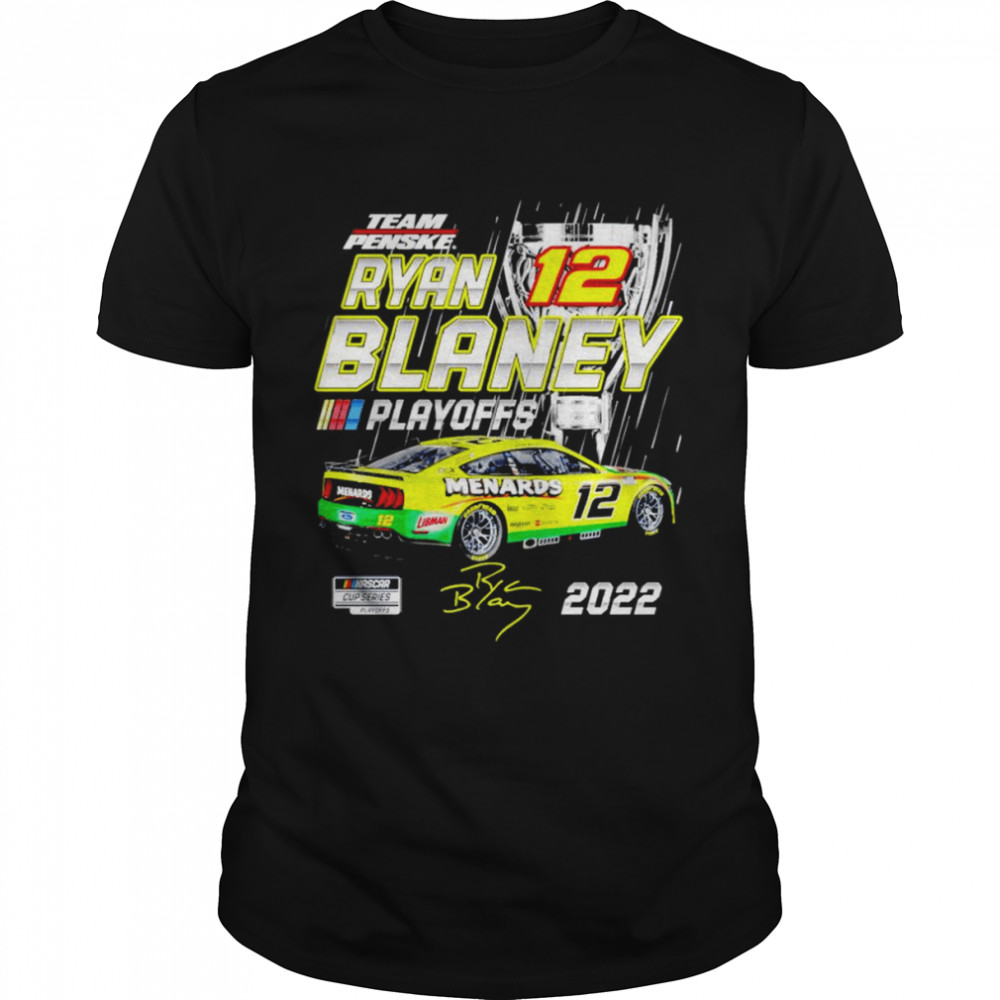 Ryan Blaney Team Penske 2022 NASCAR Cup Series Playoffs shirt Classic Men's T-shirt