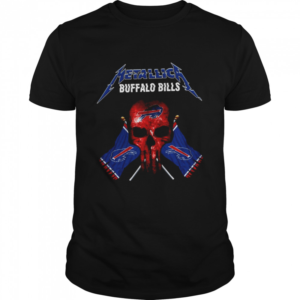 Skull Metallica Buffalo Bills T  Classic Men's T-shirt