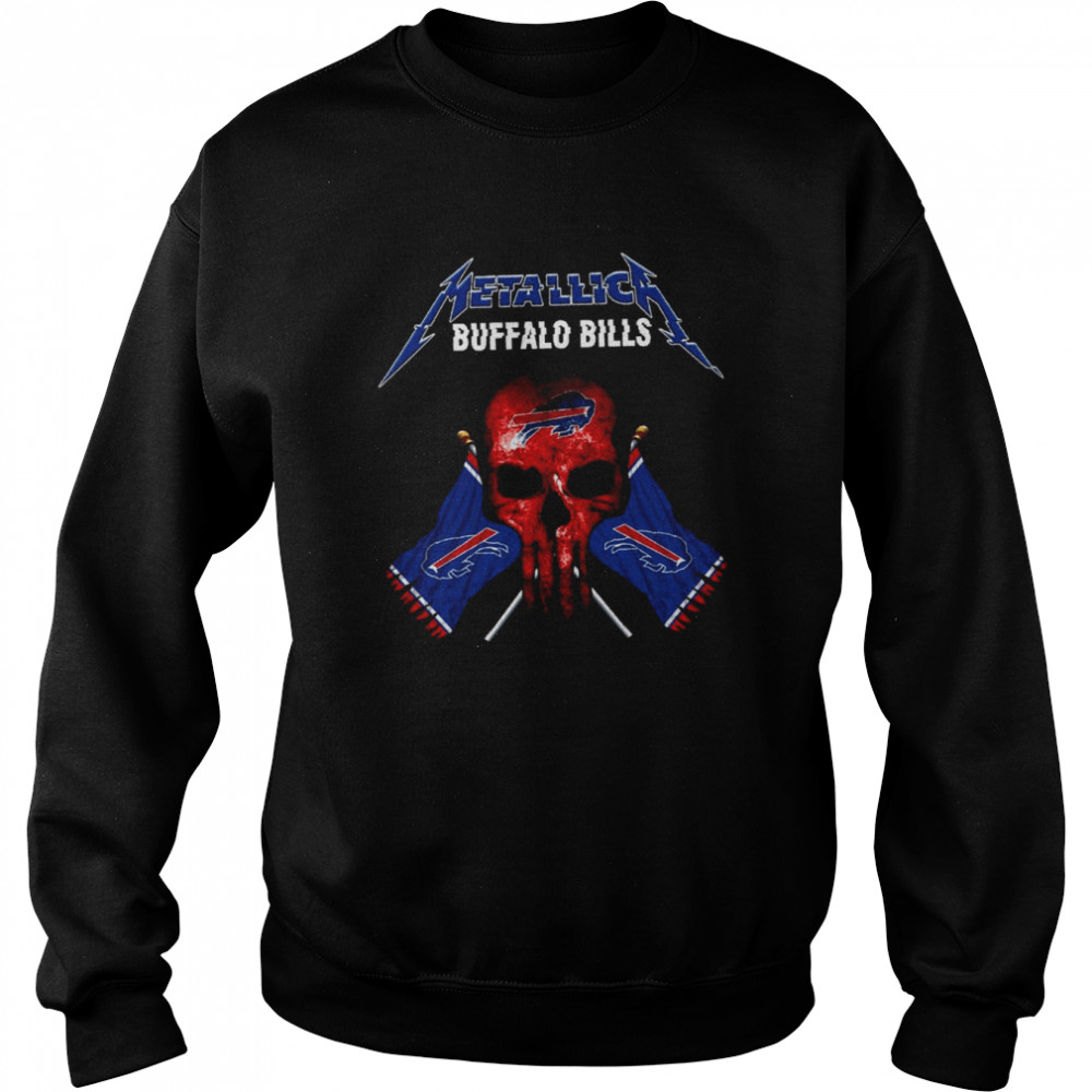 Skull Metallica Buffalo Bills T  Unisex Sweatshirt