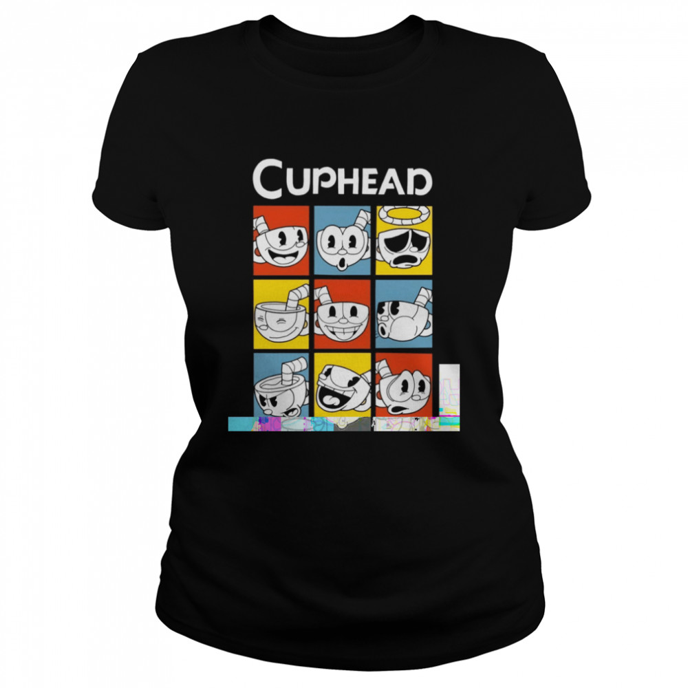 the cuphead show shirt classic womens t shirt