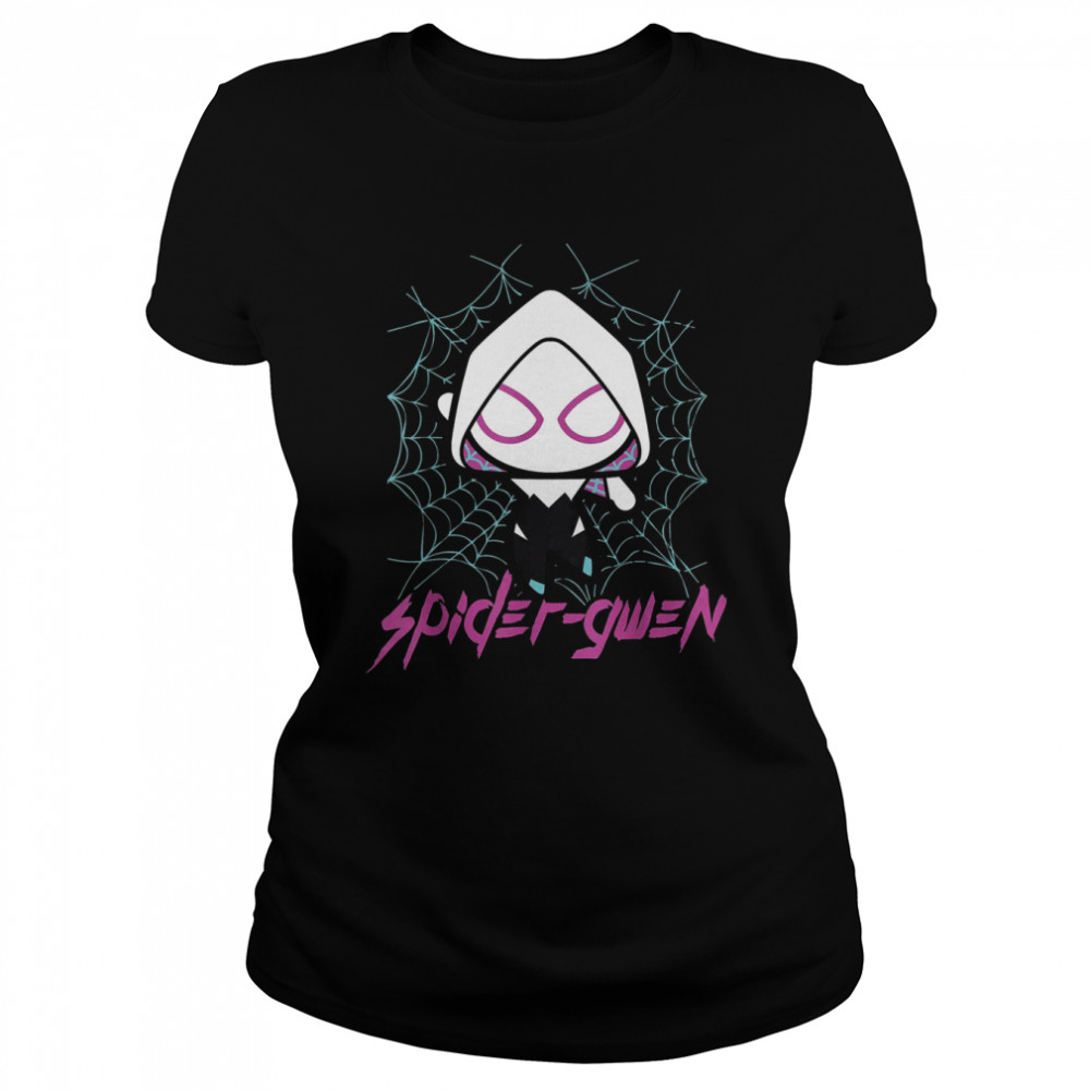 The Spider Verse Gwen Stacy Hearts Home Coming Marvel Avengers Marvel shirt Classic Women's T-shirt