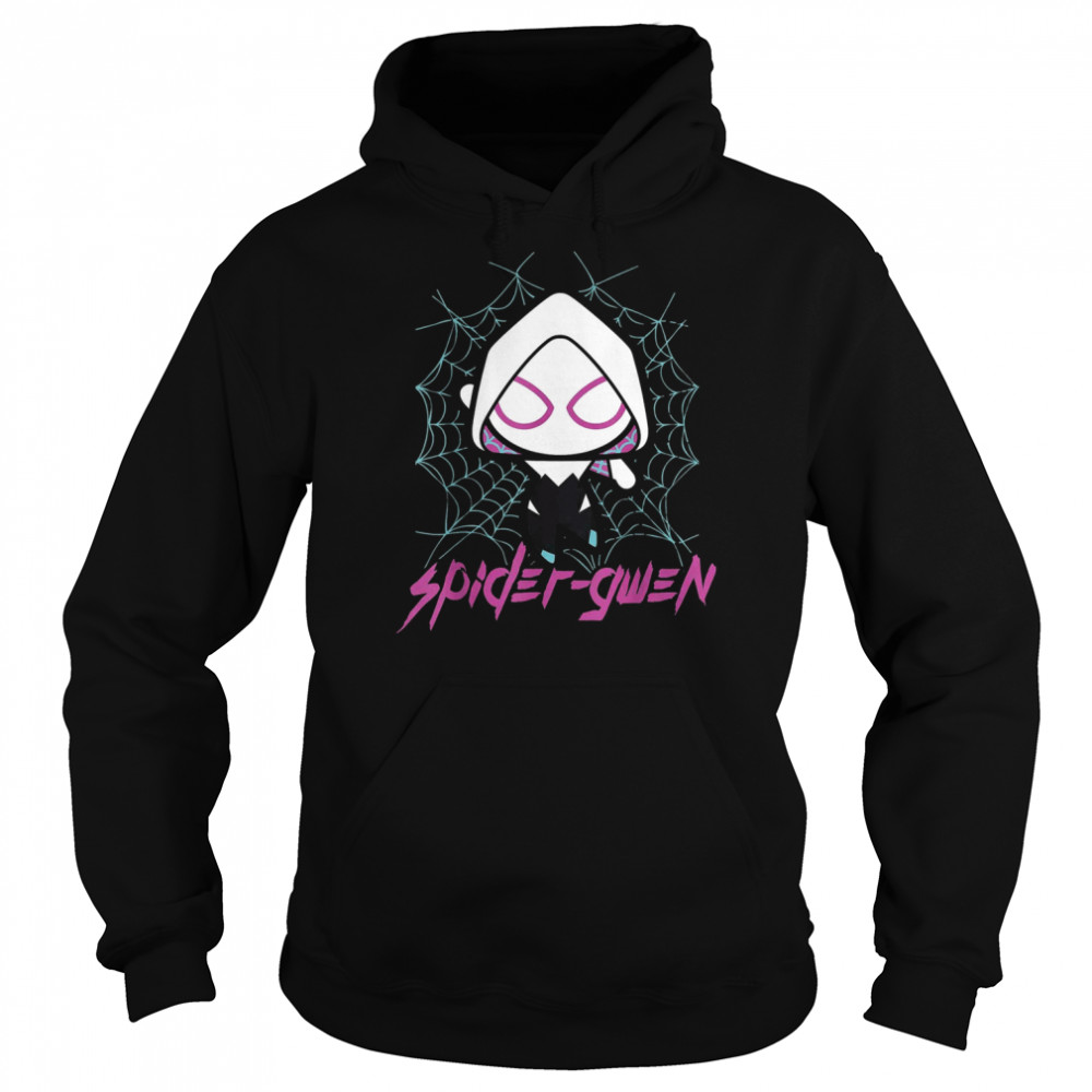 the spider verse gwen stacy hearts home coming marvel avengers marvel shirt unisex hoodie