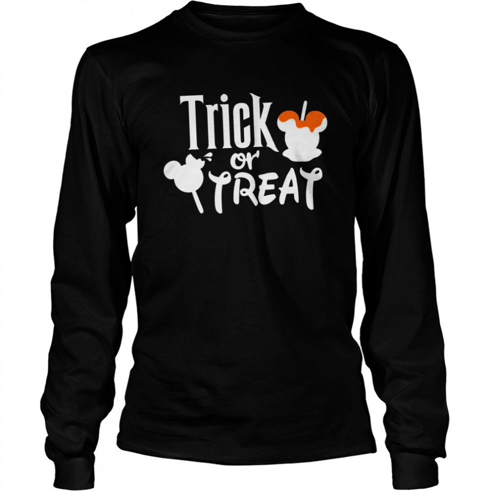 Trick Or Treat Disney Halloween Mickey Mouse shirt Long Sleeved T-shirt