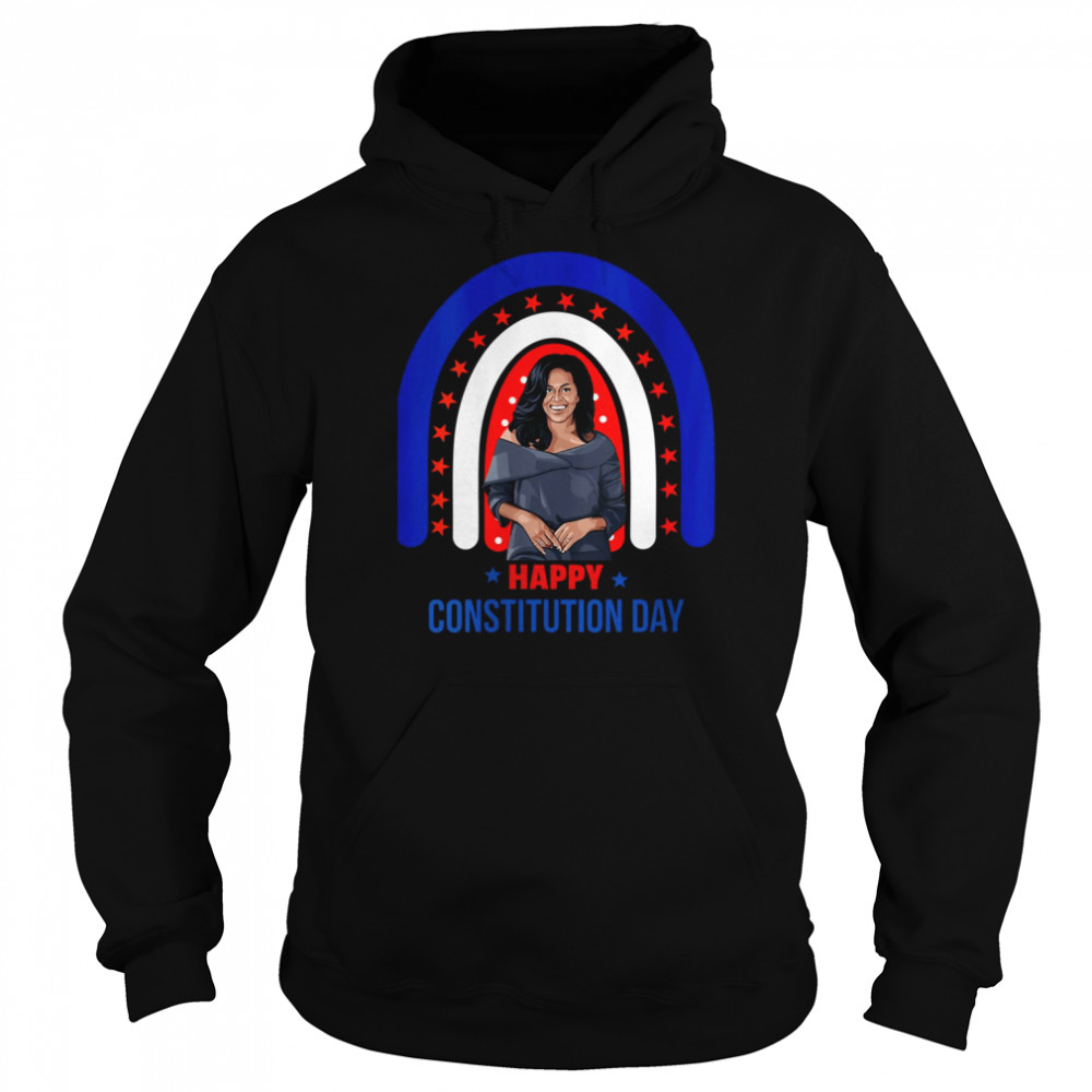 womens michelle obama constitution day women melanin queen t unisex hoodie