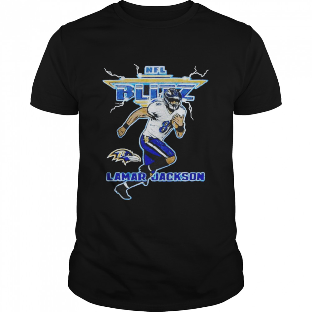 NFL Blitz Ravens Lamar Jackson shirt