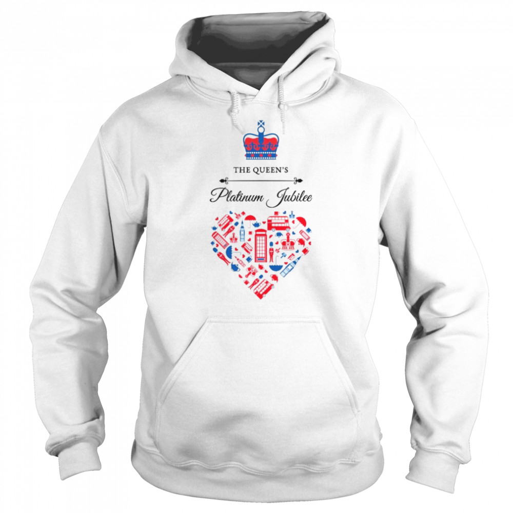 The Queen’s Platinum Jubilee T-shirt Unisex Hoodie