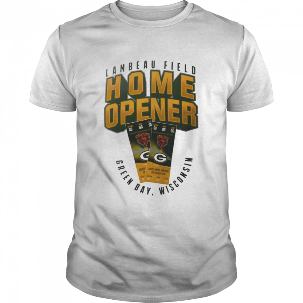 Green Bay Packers vs Chicago Bears Lambeau Field Home Opener shirt