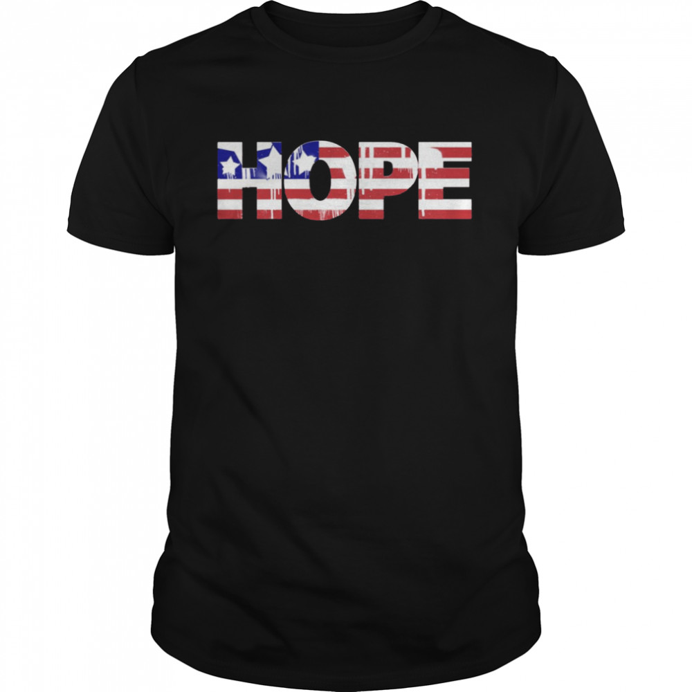 Hope American Flag Blue Merica Red White Patriotic States Funny United shirt Classic Men's T-shirt
