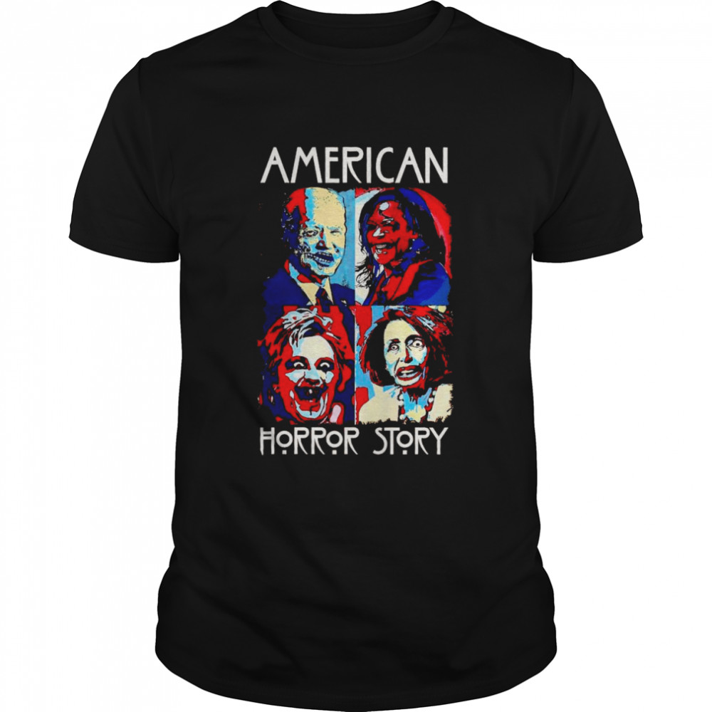 Anti Biden Harris and Pelosi Zombie American Horror Story Halloween shirt