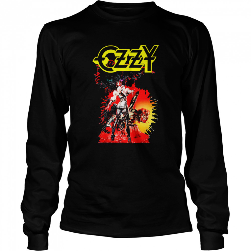 Blizzard Album Ozzy Osbourne Cover Graphic shirt Long Sleeved T-shirt