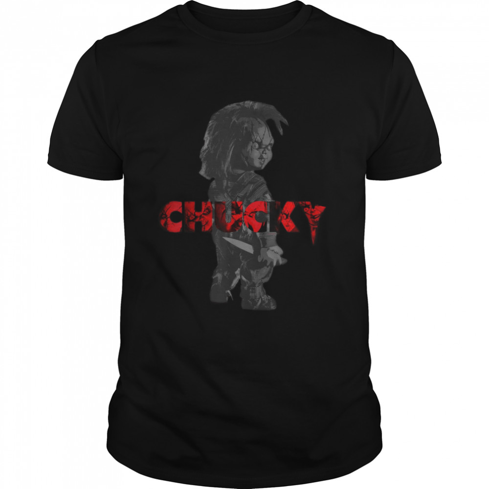 Child’s Play Chucky Red Accent Logo shirt